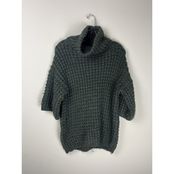 Plenty Tracy Reese Anthropologie Knit Sweater Womens Sz XS Green Oversize - Picture 1 of 4